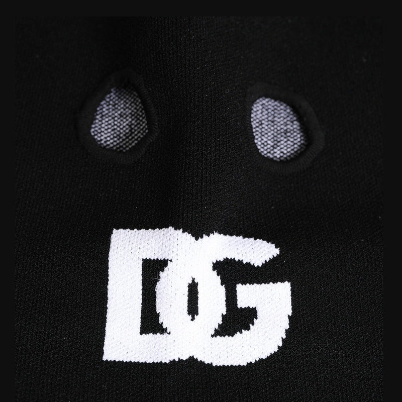 Dolce & Gabbana Black Cashmere Knitted Ski Mask Balaclava Hat