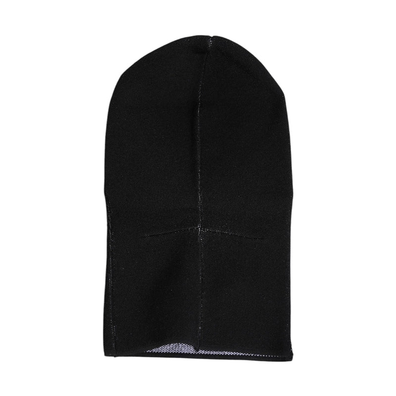 Dolce & Gabbana Black Cashmere Knitted Ski Mask Balaclava Hat