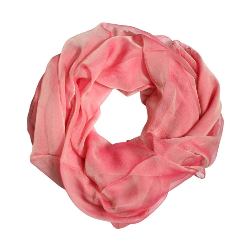 Dolce & Gabbana Pink Silk Rectangle Women Wrap Shawl Scarf