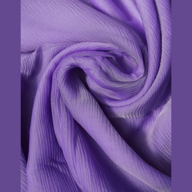 Dolce & Gabbana Purple Silk Rectangle Wrap Shawl Scarf