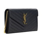 Black Calf Leather Bos Taurus Shoulder Bag