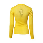Dolce & Gabbana Yellow Polyester Women Pullover Top Sweater