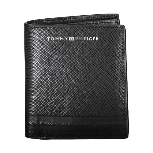 Tommy Hilfiger Black Leather Men Wallet