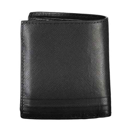 Tommy Hilfiger Black Leather Men Wallet