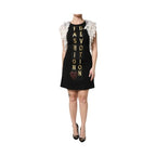 Dolce & Gabbana Black Fashion Devotion Embellish Mini Dress