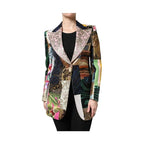 Dolce & Gabbana Multicolor Floral Patchwork Jacquard Jacket