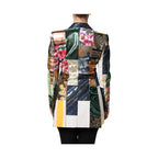 Dolce & Gabbana Multicolor Floral Patchwork Jacquard Jacket