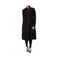Dolce & Gabbana Black Wool Single Breasted Trench Coat Jacket