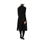 Dolce & Gabbana Black Wool Single Breasted Trench Coat Jacket