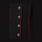 Dolce & Gabbana Black Wool Single Breasted Trench Coat Jacket