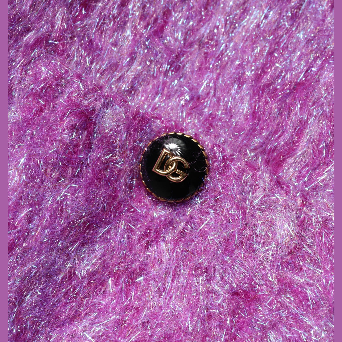 Purple Button Embellished Trench Coat Jacket