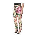 Dolce & Gabbana Multicolor Floral High Waist Straight Pants