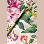 Dolce & Gabbana Multicolor Floral High Waist Straight Pants