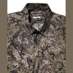 Dolce & Gabbana Multicolor Camouflage Button Down GOLD Shirt