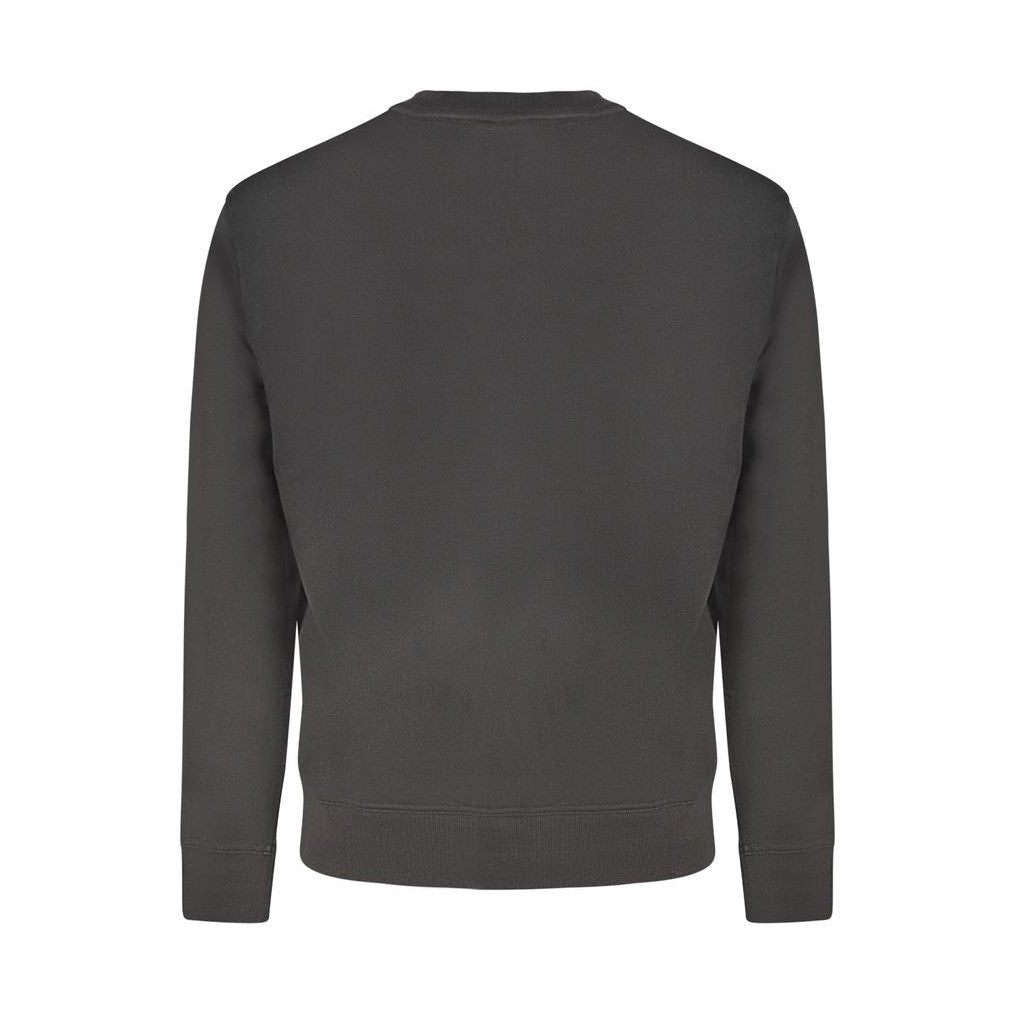 Hugo Boss Black Cotton Men Sweatshirt