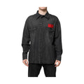 Dolce & Gabbana Gray Long Sleeves Button Down Denim Shirt
