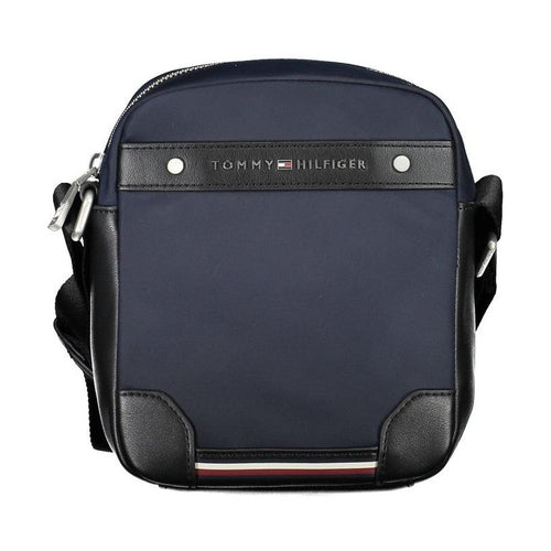Tommy Hilfiger Blue Polyester Men's Shoulder Bag