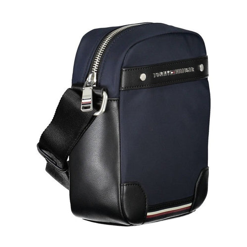 Tommy Hilfiger Blue Polyester Men's Shoulder Bag
