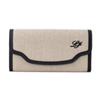 Loro Piana Beige Fabric And Leather Wallet