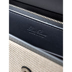 Loro Piana Beige Fabric And Leather Wallet