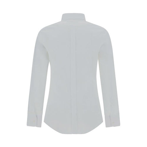 Dolce & Gabbana White Elastane Dress Shirt