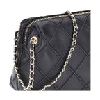 Tory Burch Black Calf Leather Bos Taurus Shoulder Bag