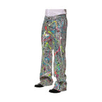 Dolce & Gabbana Multicolor Sequined Embellished Pants