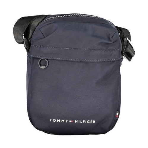 Tommy Hilfiger Blue Recycled Polyester Men Shoulder Bag