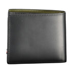 Tommy Hilfiger Black Leather Men's Wallet
