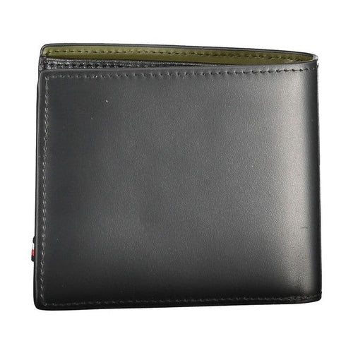 Tommy Hilfiger Black Leather Men's Wallet