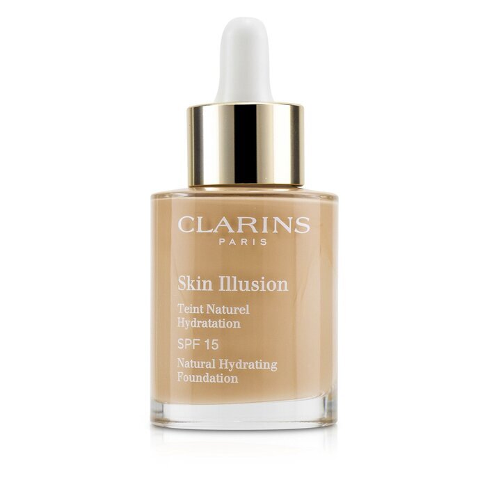 Clarins Skin Illusion Natural Hydrating Foundation Spf15 30Ml - 108.5 Cashew – beauty &amp; skincare essential