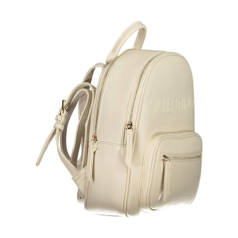 Valentino Beige Polyethylene Backpack