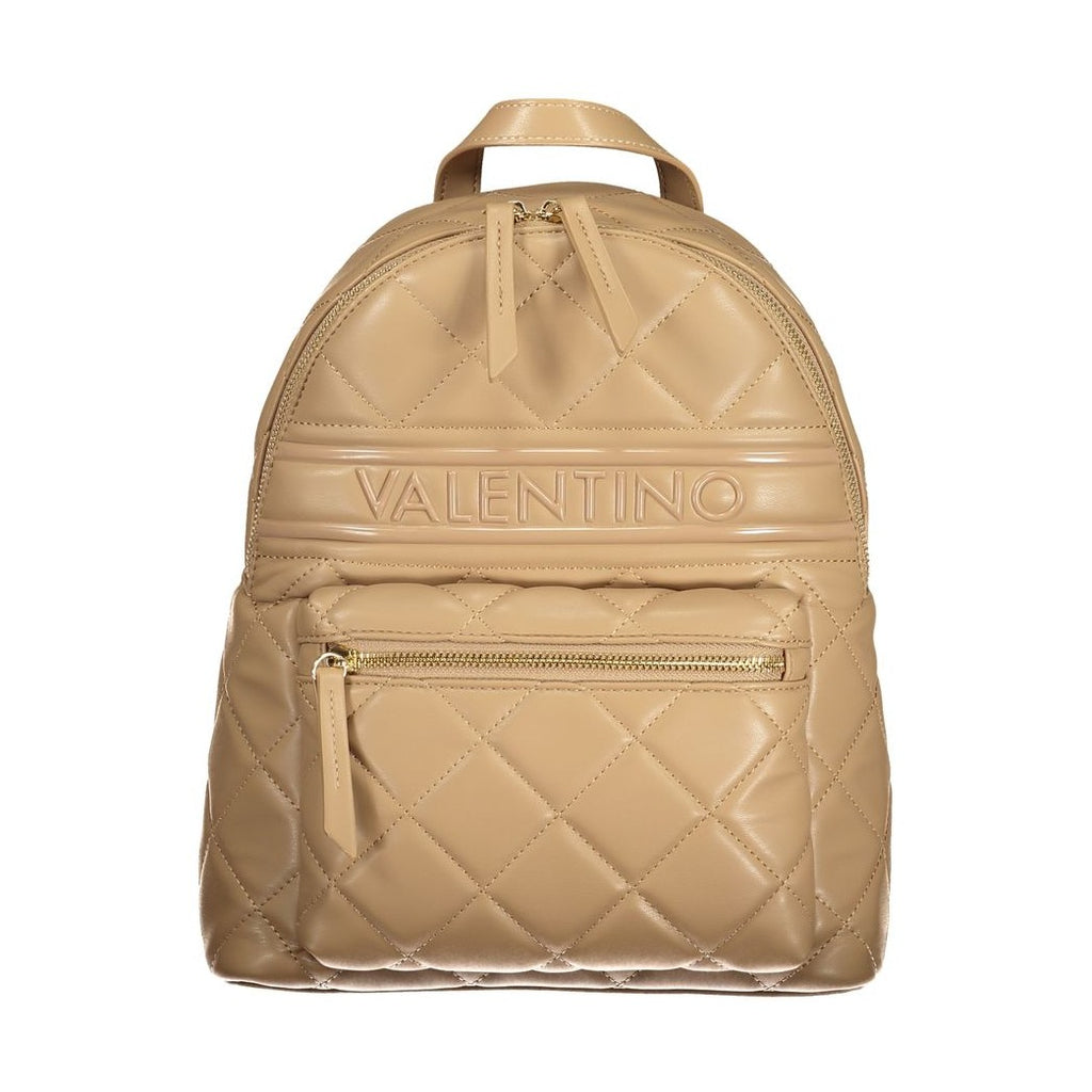 Valentino Beige Polyethylene Backpack