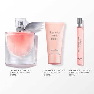 Lancome La Vie Est Belle Gift Set 50ml EDP + 10ml EDP + 50ml Body Lotion