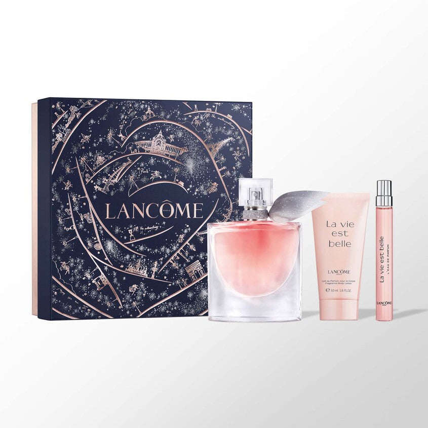 Lancome La Vie Est Belle Gift Set 50Ml Edp + 10Ml Edp + 50Ml Body Lotion ƒ?? beauty &amp; skincare essential for daily radiance