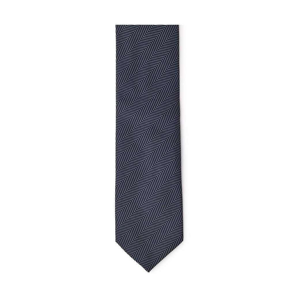 Jil Sander Blue Silk Tie