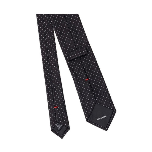 Jil Sander Blue Silk Tie