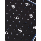 Dolce & Gabbana Black Silk Pocket Square