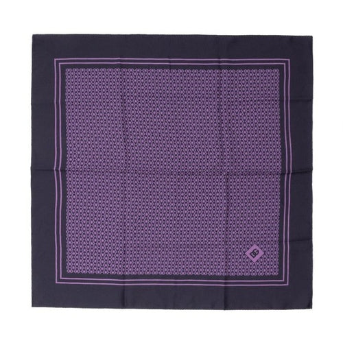 Dolce & Gabbana Purple Silk Pocket Square