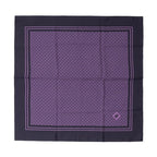 Dolce & Gabbana Purple Silk Pocket Square
