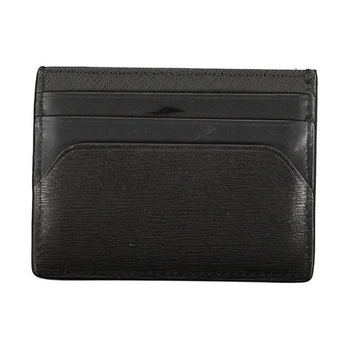 Tommy Hilfiger Black Leather Men Wallet
