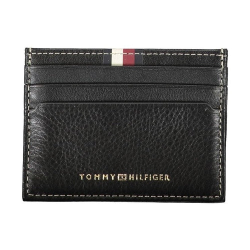 Tommy Hilfiger Nero Leather Mens Wallet Holder
