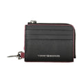 Tommy Hilfiger Black Leather Men Wallet Holder