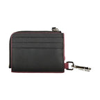 Tommy Hilfiger Black Leather Men Wallet Holder