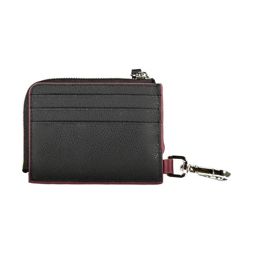 Tommy Hilfiger Black Leather Men Wallet Holder