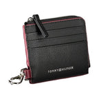 Tommy Hilfiger Black Leather Men Wallet Holder