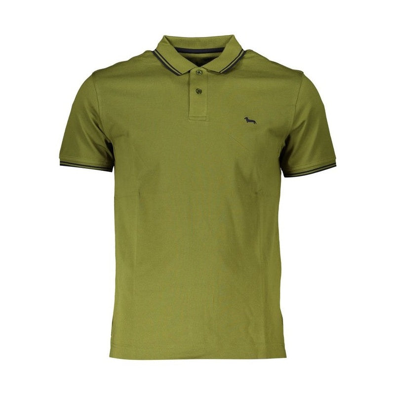 Harmont & Blaine Verde Cotton Mens Polo