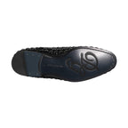 Dolce & Gabbana Black Suede Strass Derby Formal Shoes