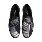 Dolce & Gabbana Black Tropical Slip On Men Sneakers Shoes