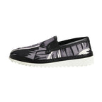 Dolce & Gabbana Black Tropical Slip On Men Sneakers Shoes